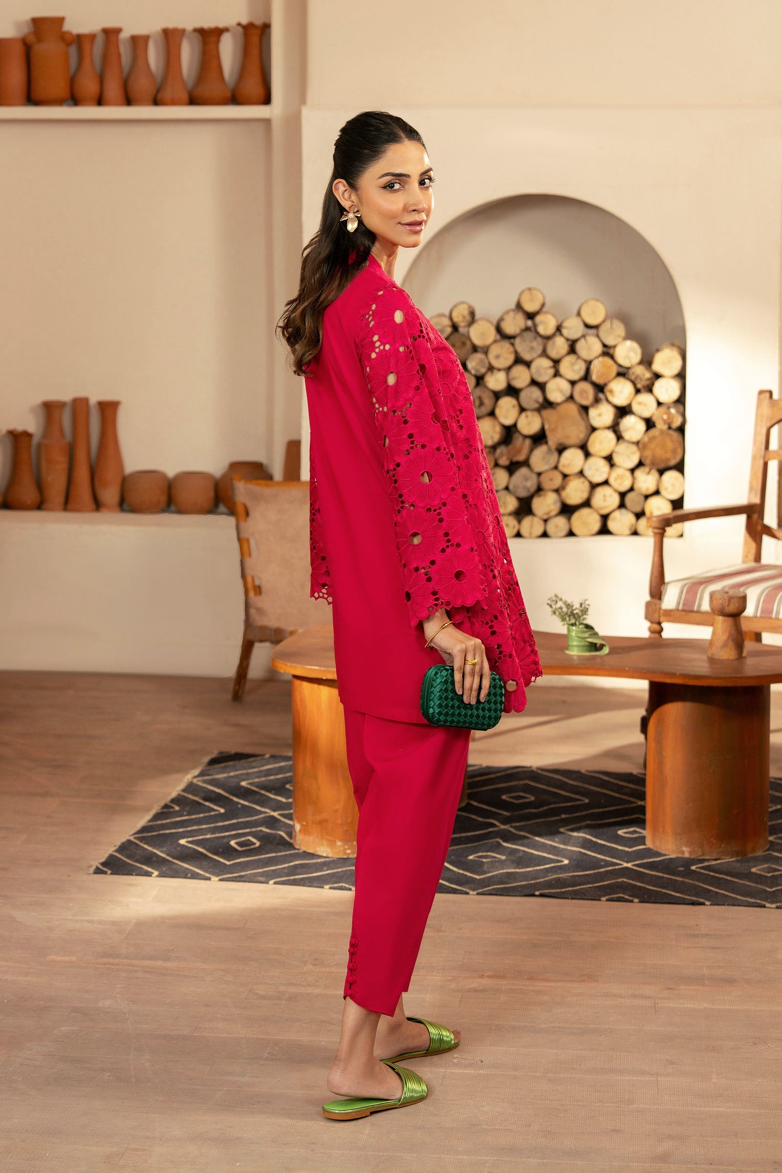 2 Pc Embroidered Lawn Suit