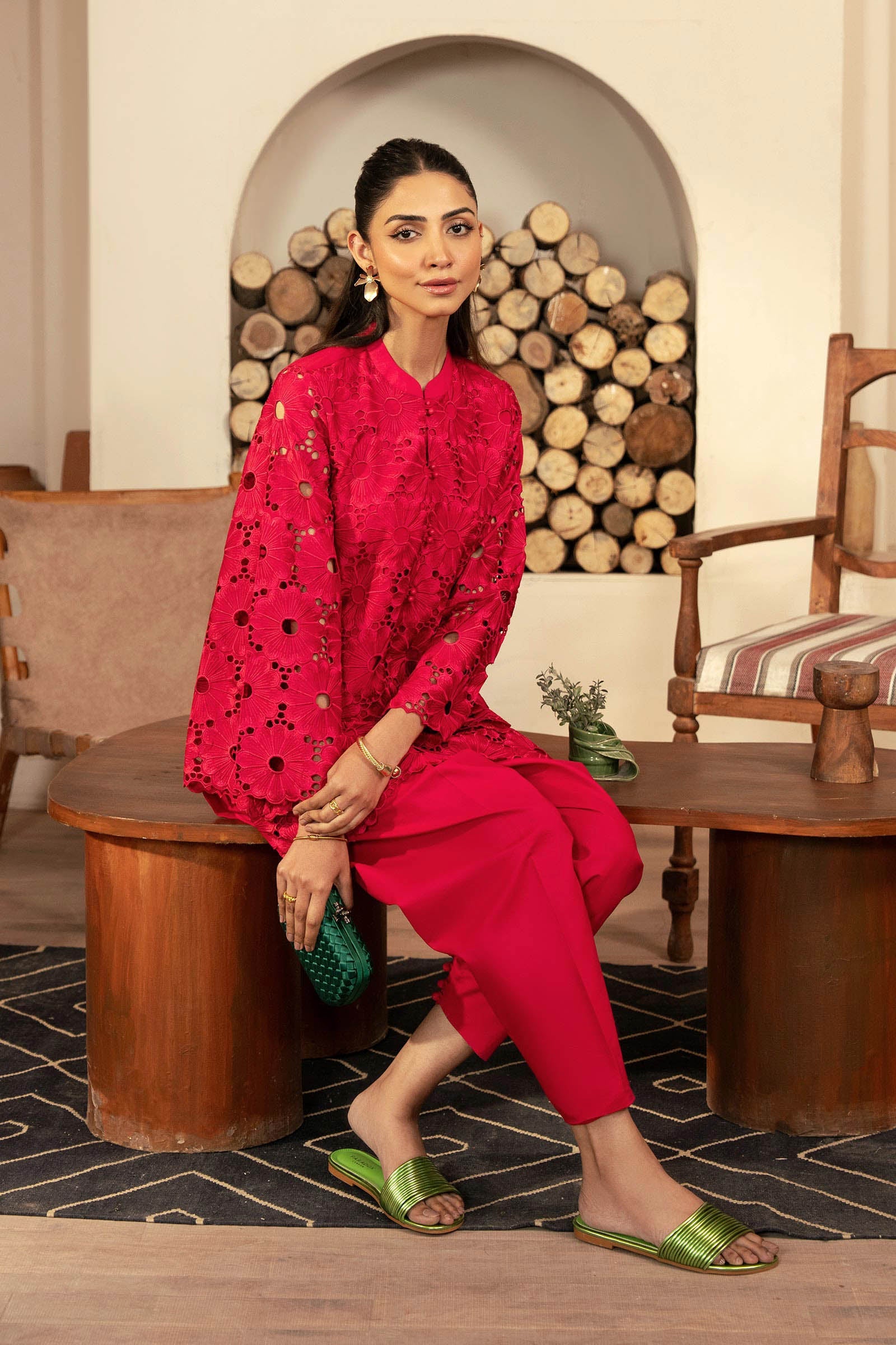 2 Pc Embroidered Lawn Suit