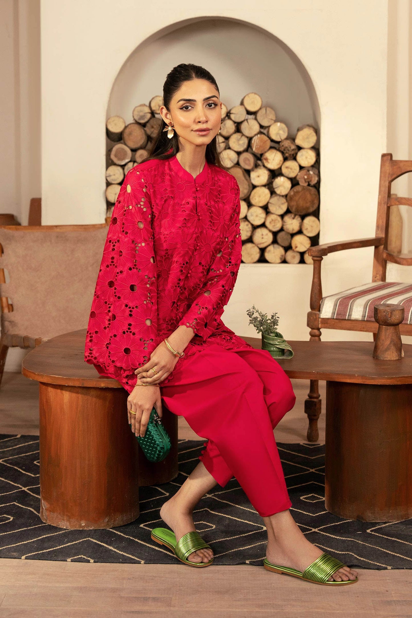 2 Pc Embroidered Lawn Suit