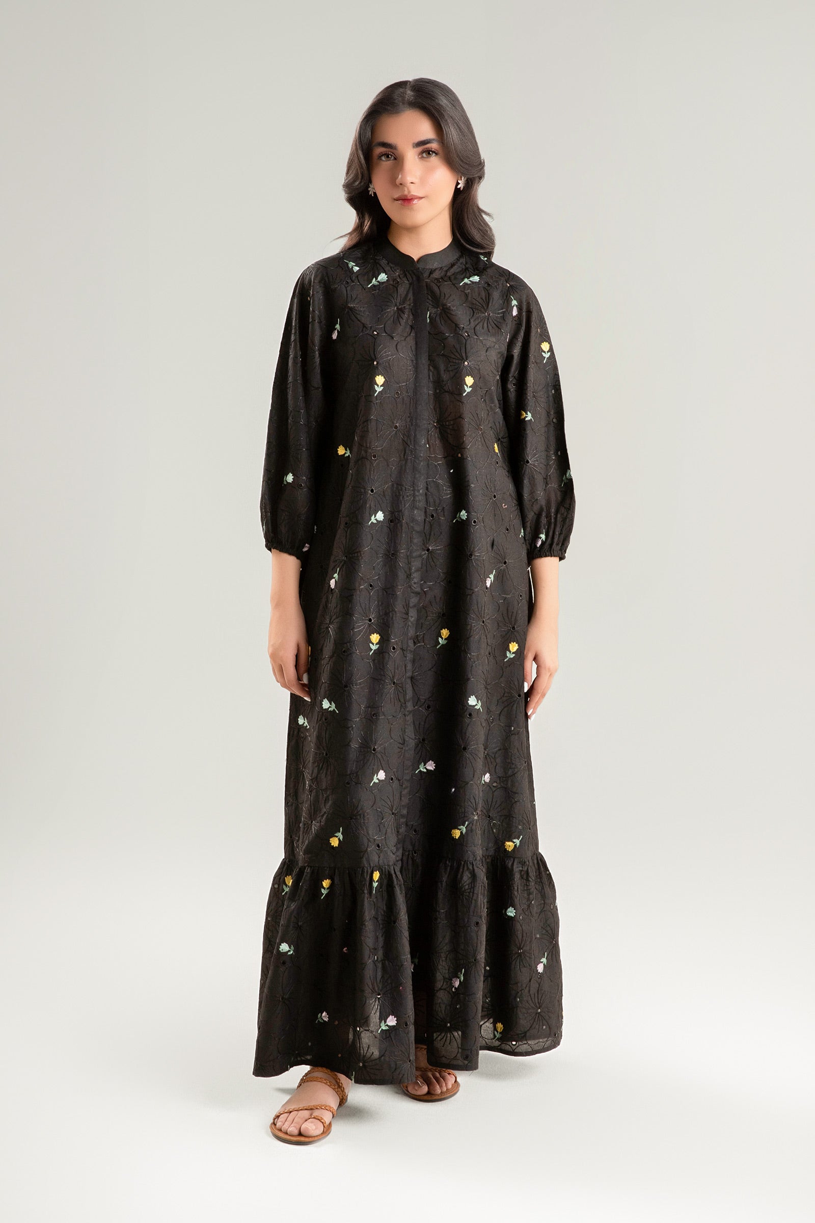 Embroidered Lawn Dress