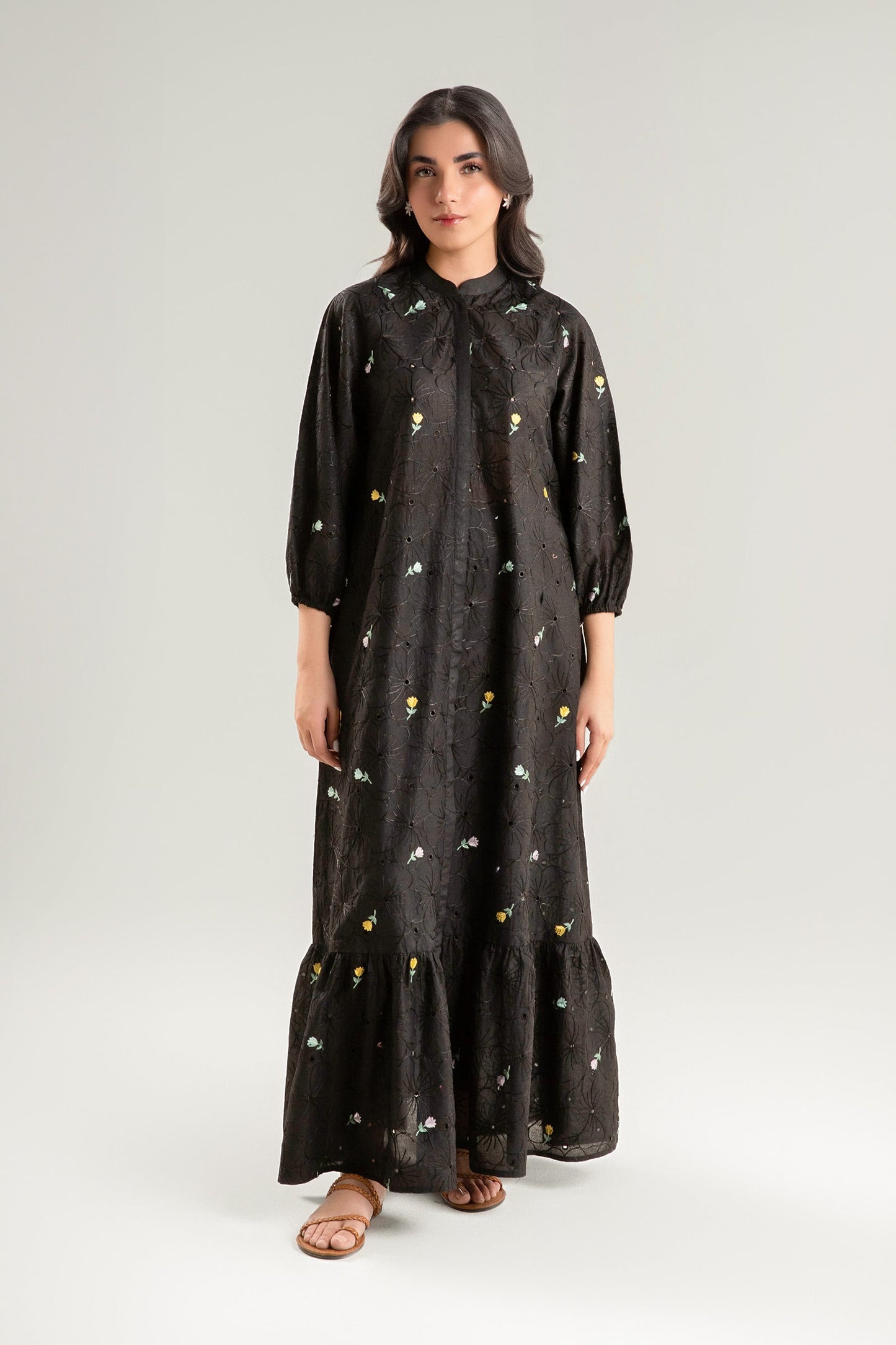 Embroidered Lawn Dress