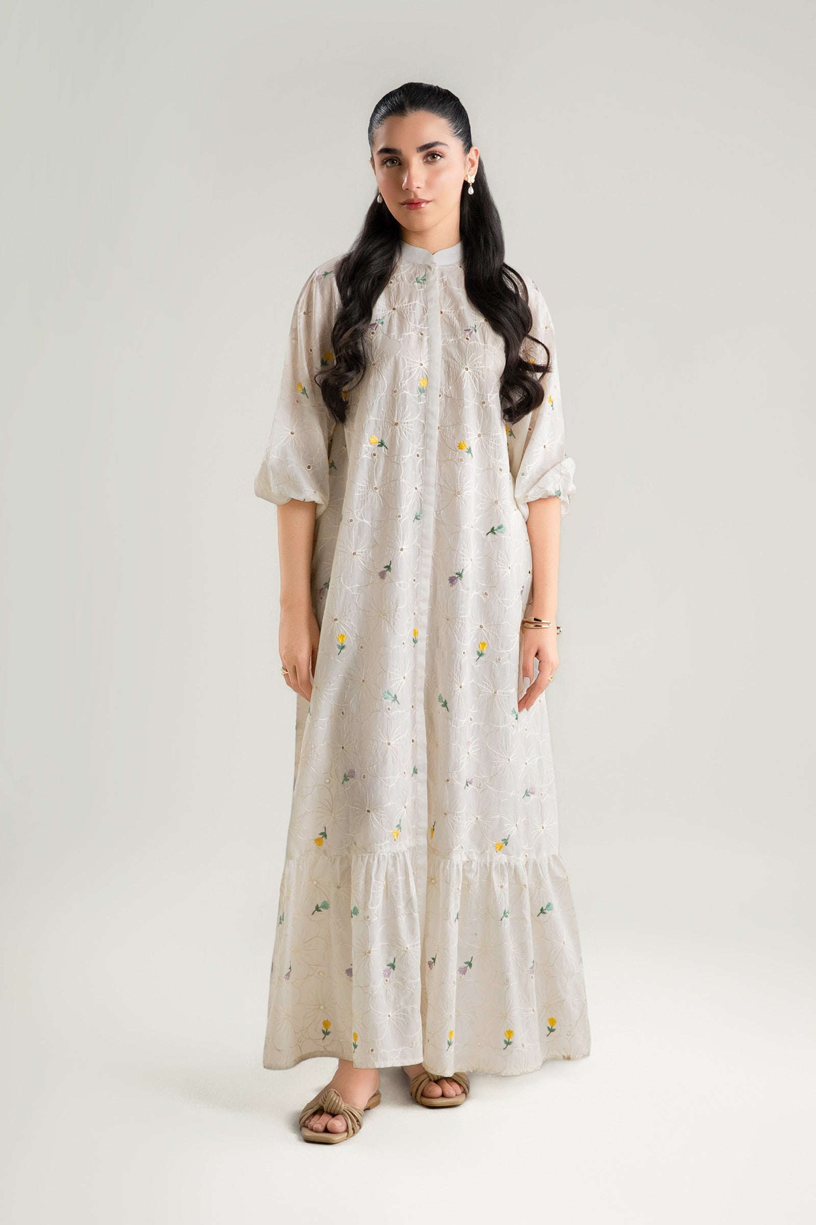 Embroidered Lawn Dress