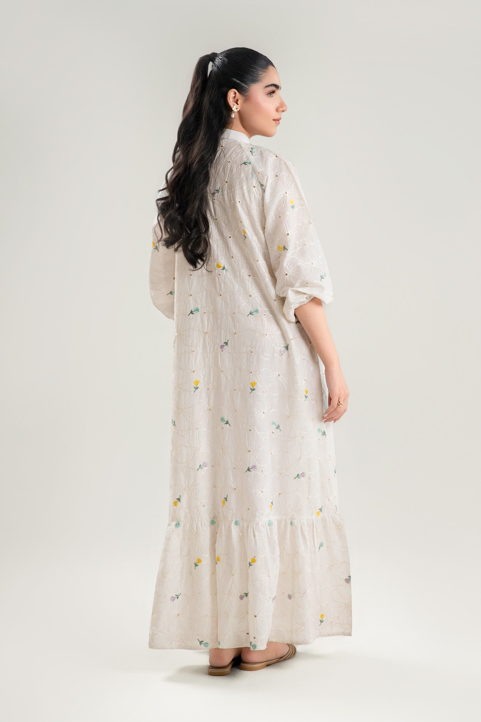 Embroidered Lawn Dress