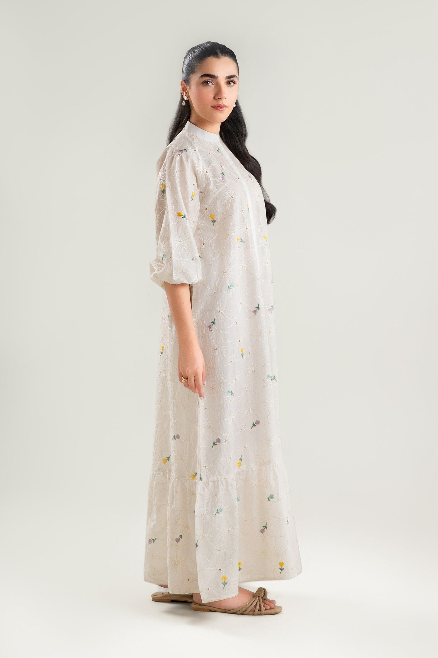 Embroidered Lawn Dress