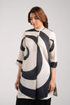 Printed Slub Lawn Shirt
