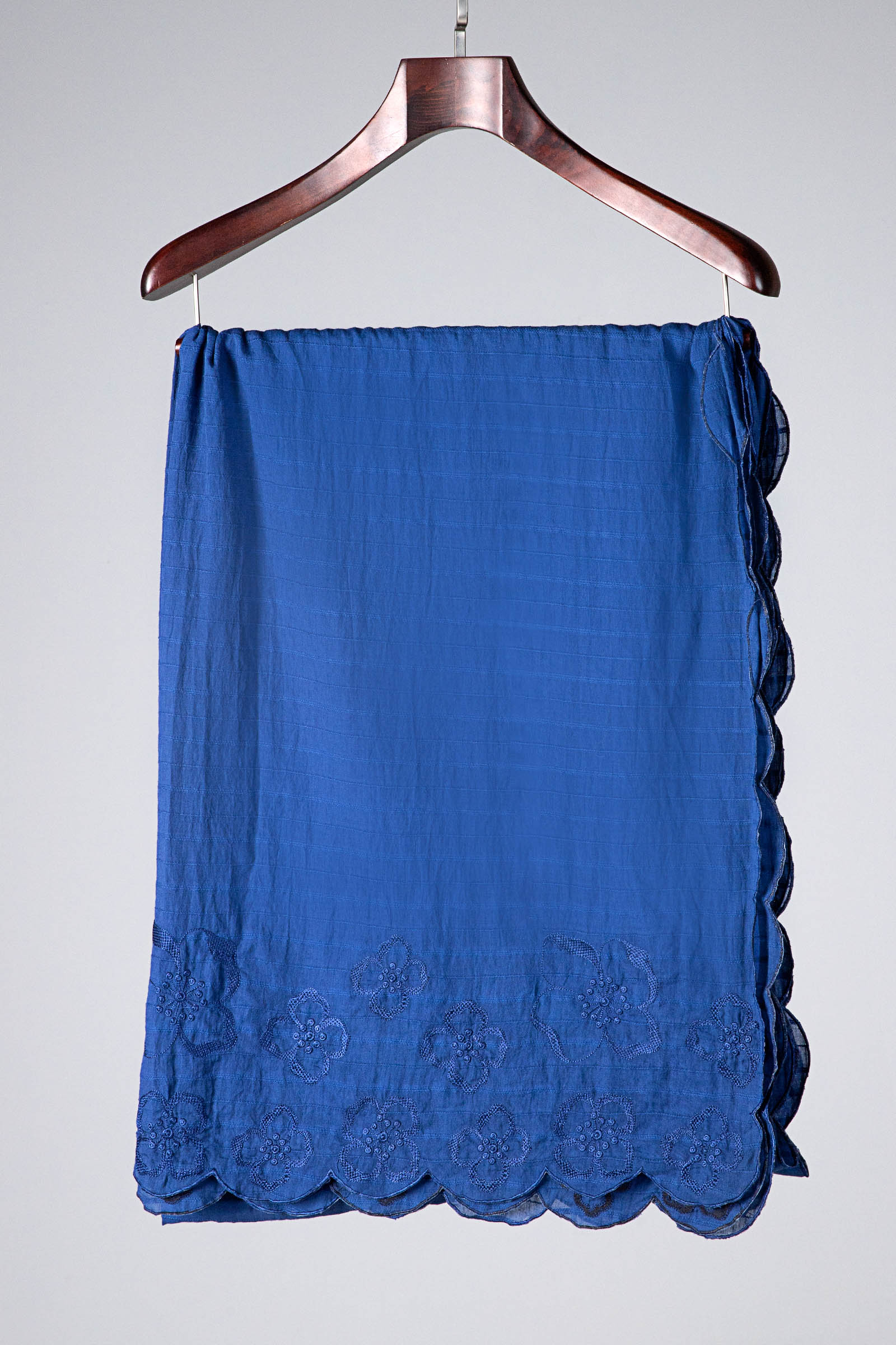 Embroidered Textured Voile Dupatta