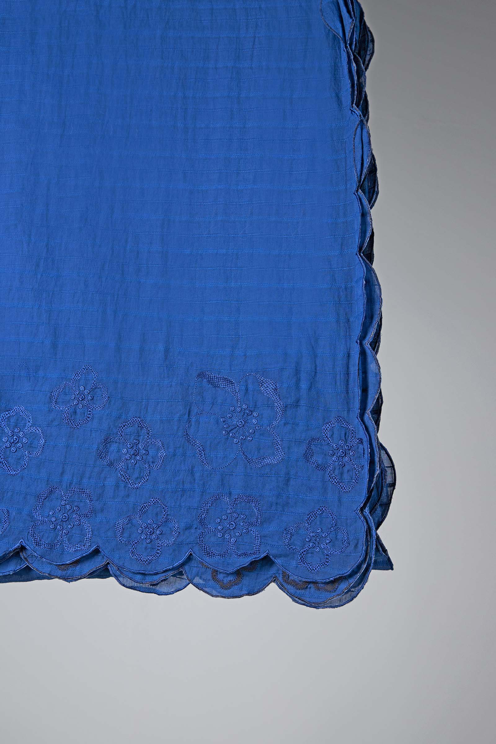 Embroidered Textured Voile Dupatta
