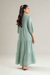 Dyed Dobby Viscose Dress