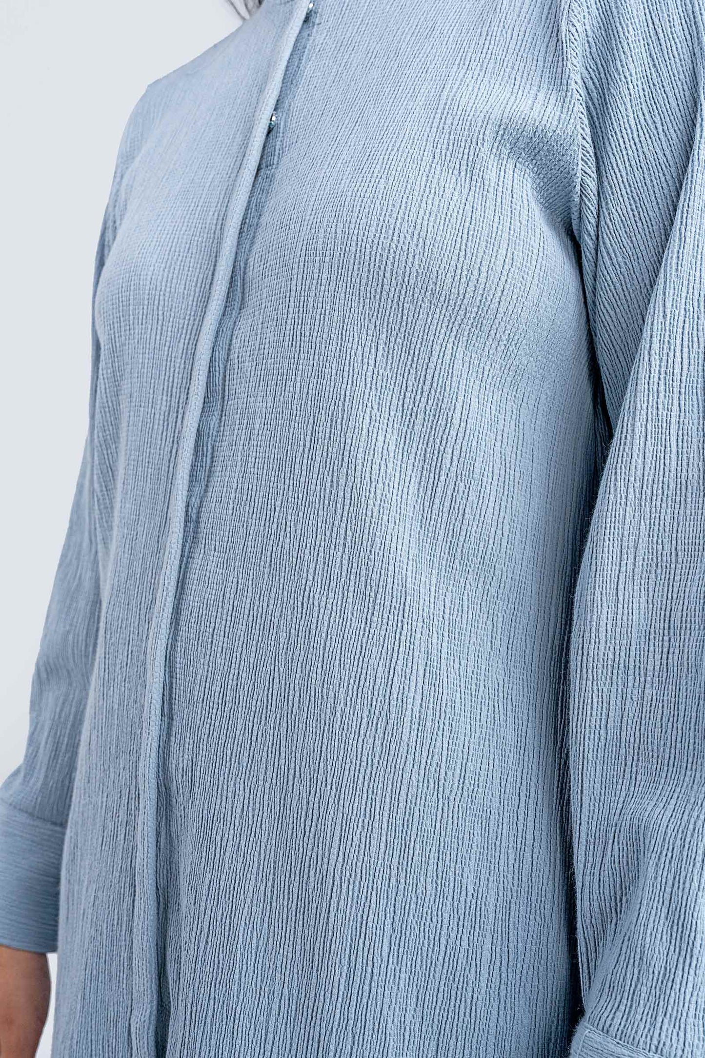 2 Pc Dyed Seersucker Suit