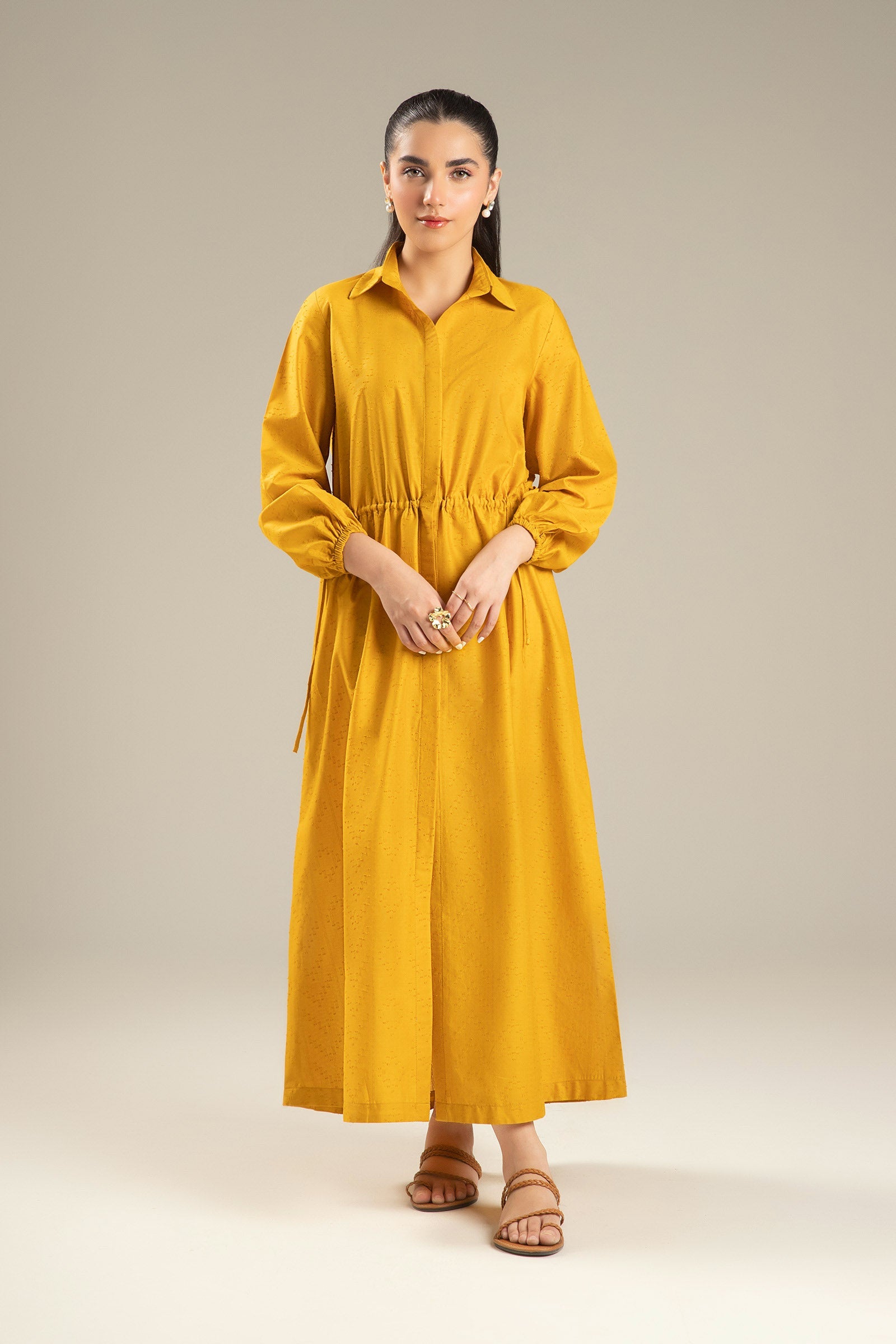 Dyed Textured Dress