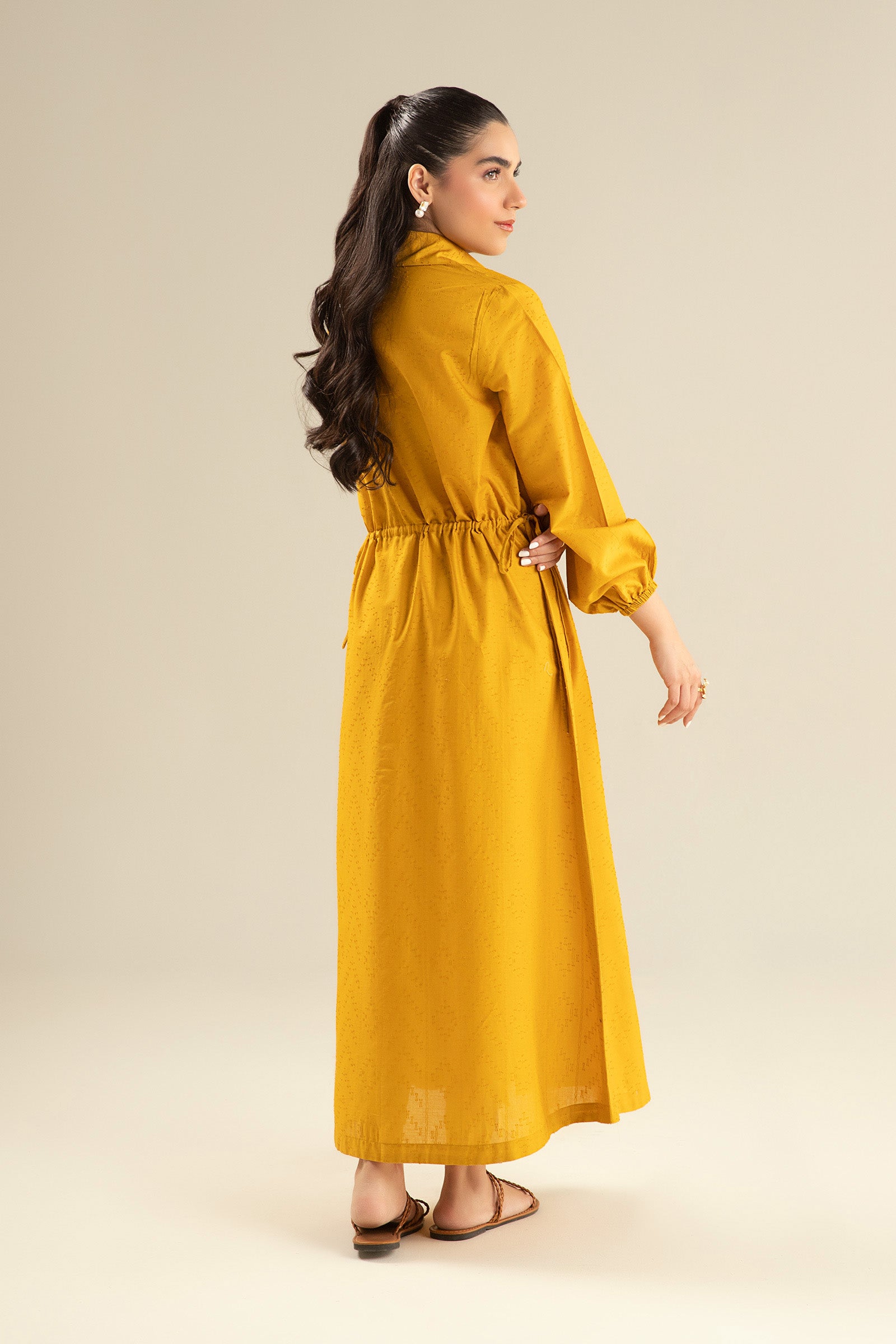 Dyed Textured Dress