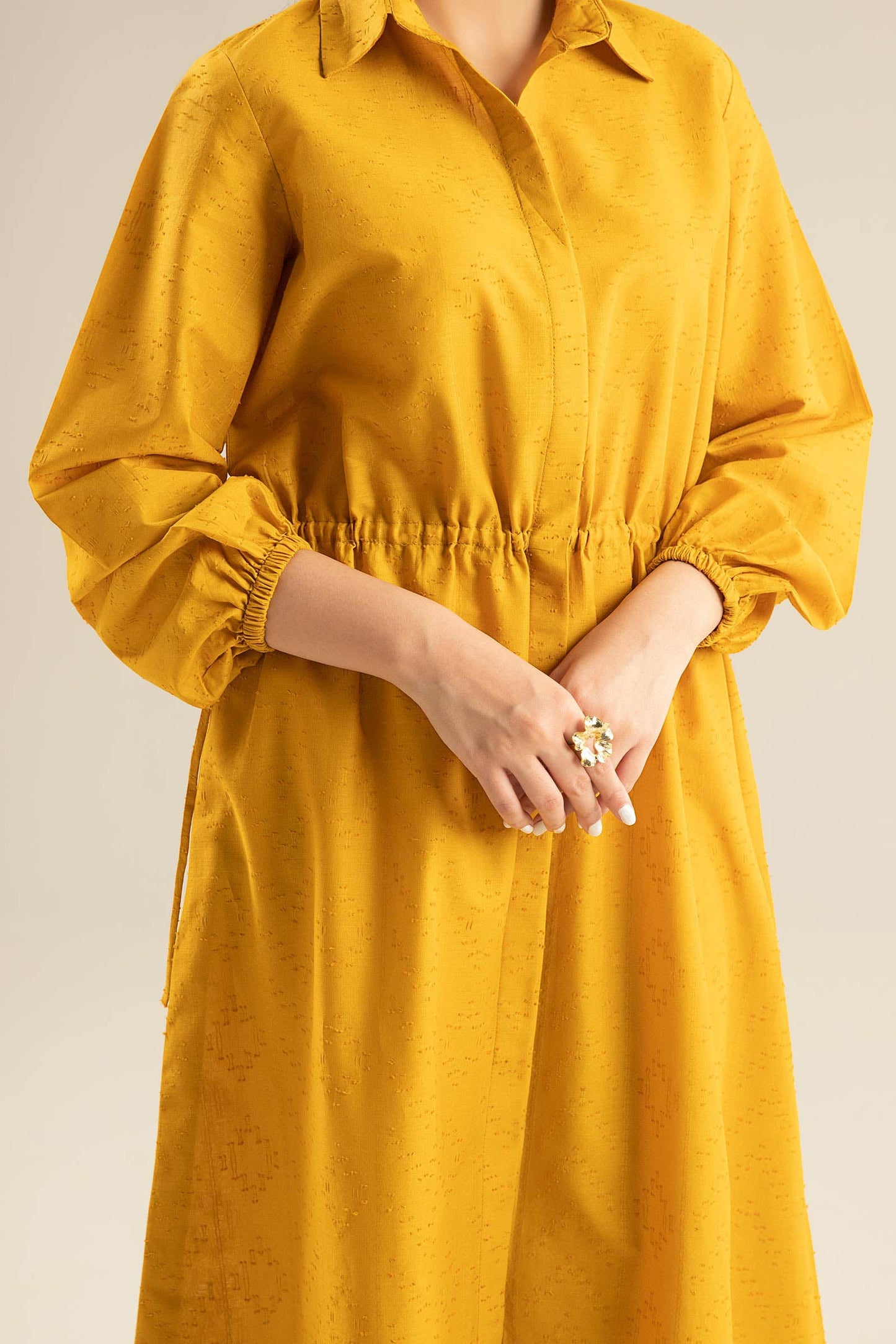 Dyed Textured Dress
