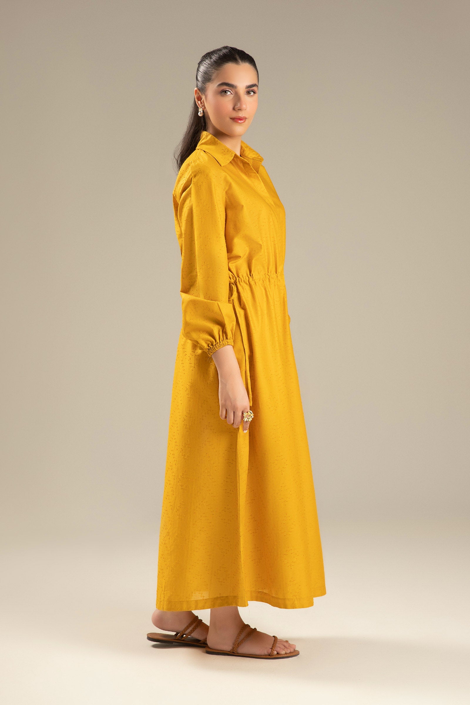 Dyed Textured Dress