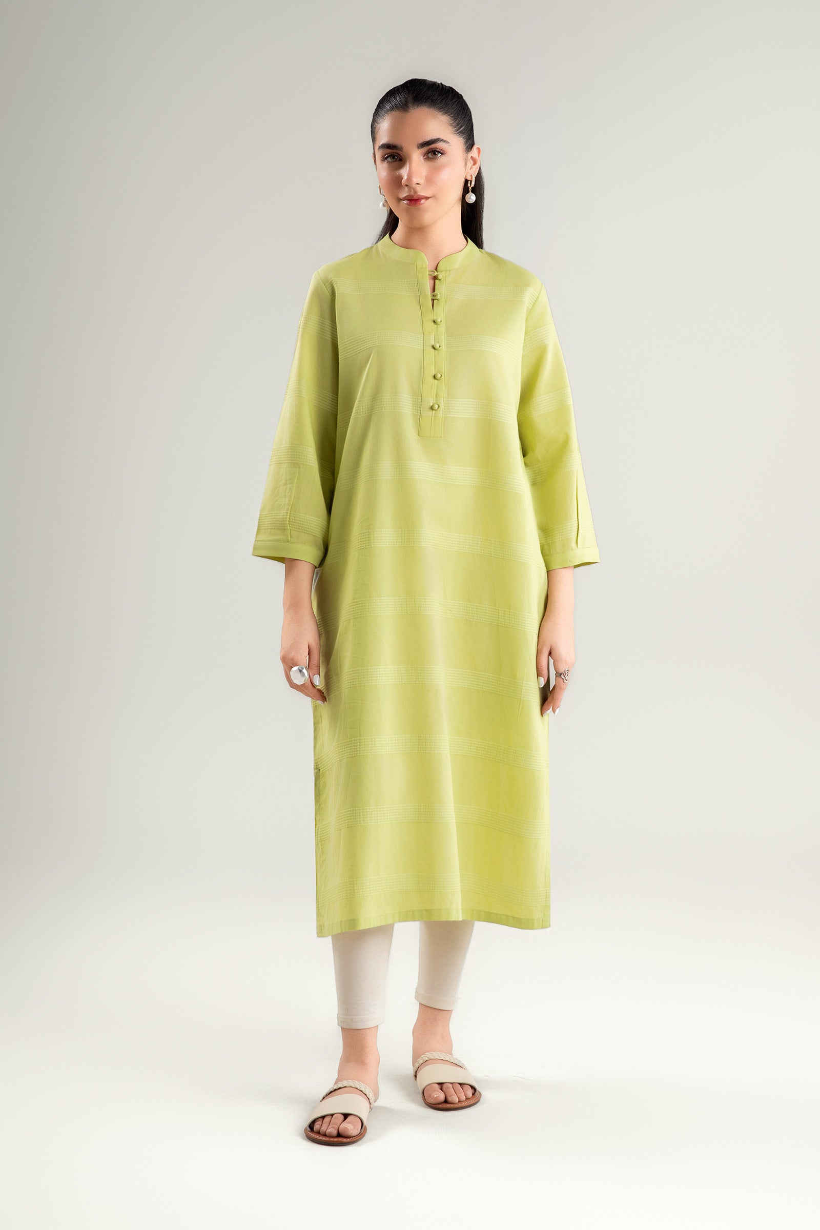 Dyed Textured Tunic