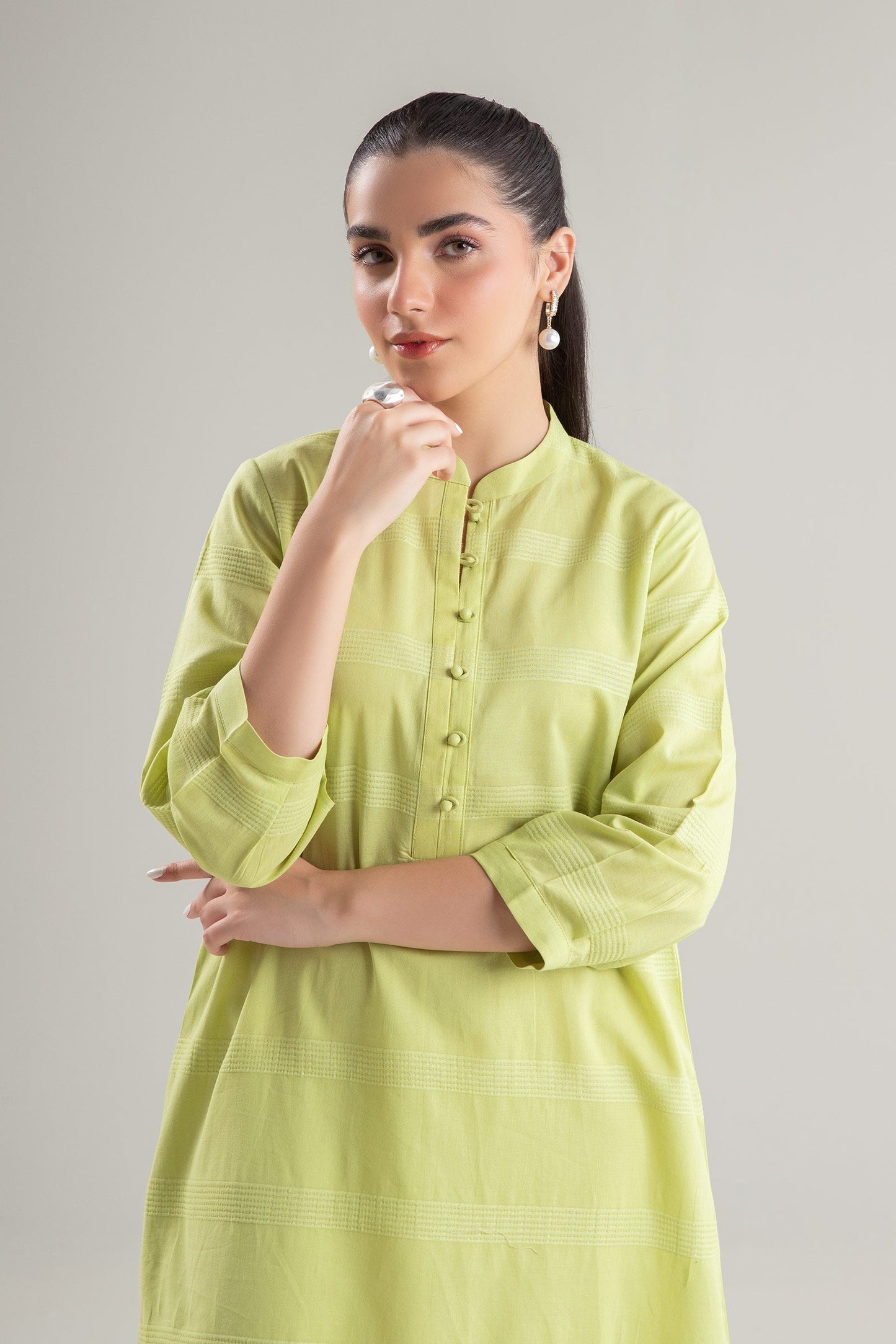 Dyed Textured Tunic