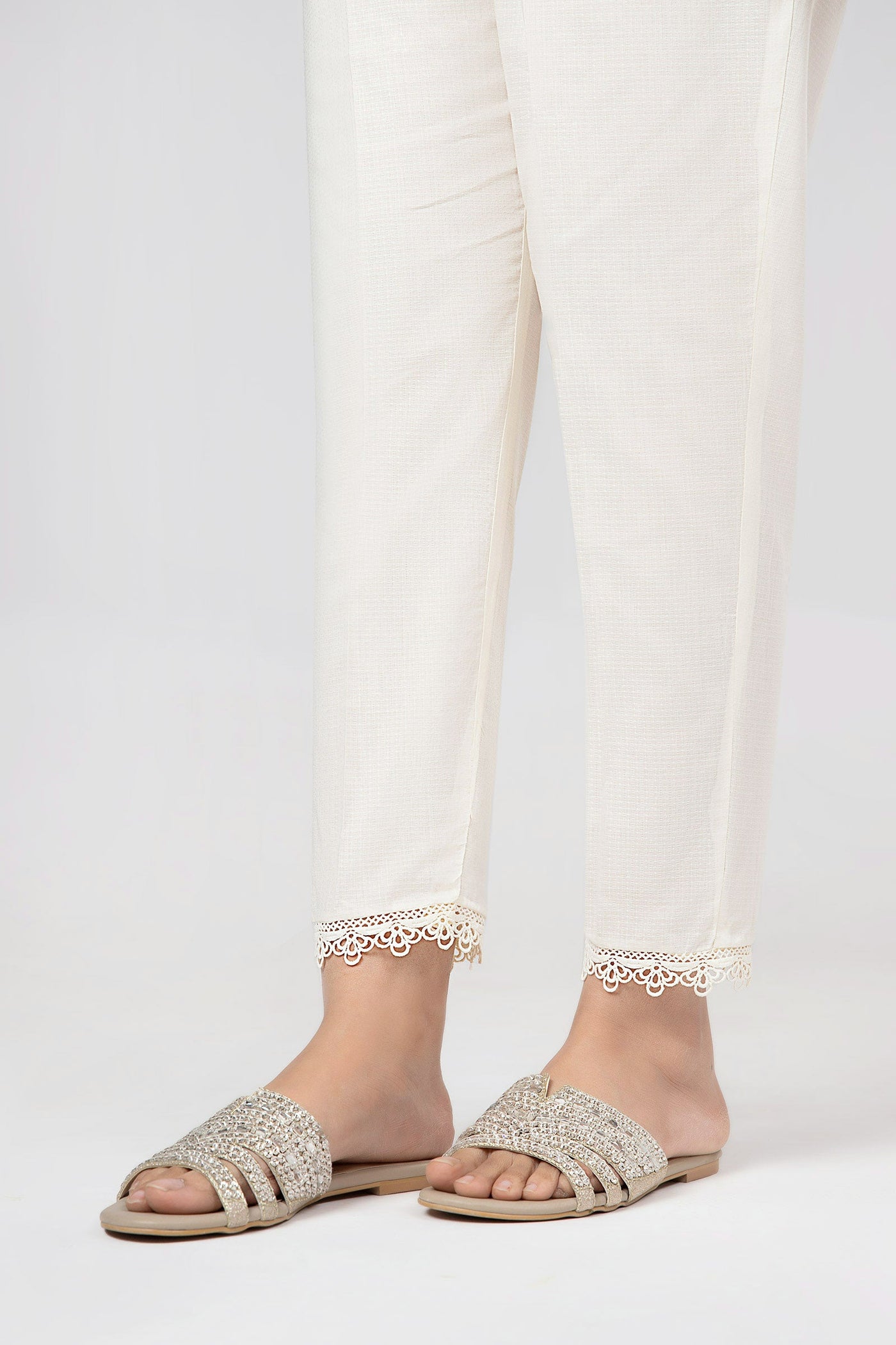 Dyed Viscose Trouser