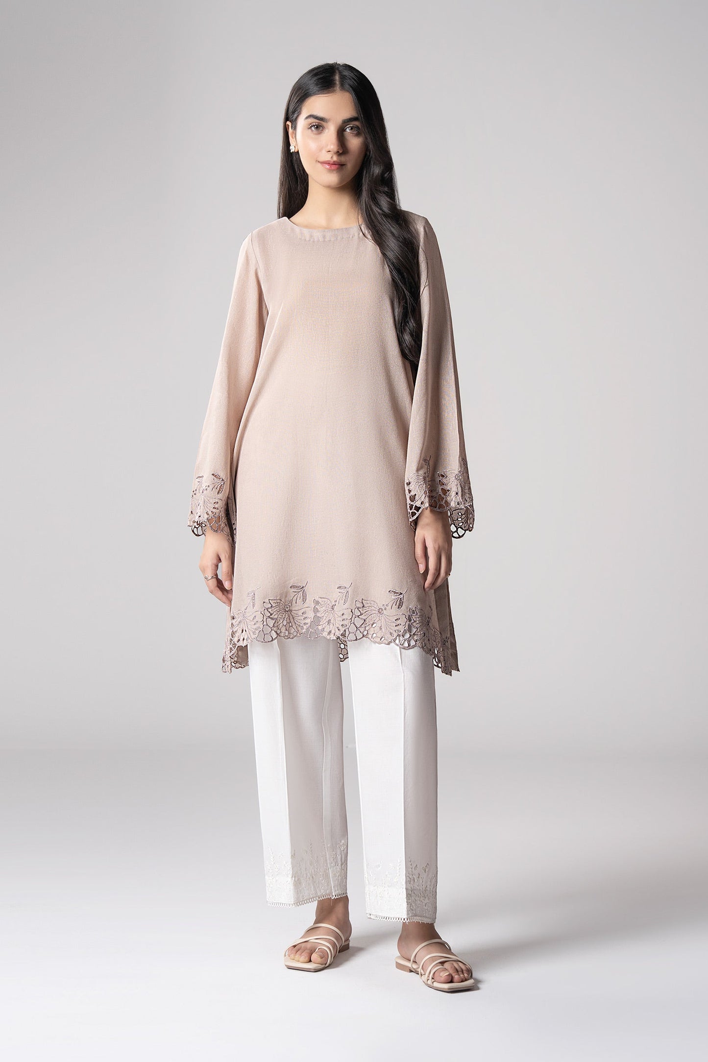 Embroidered Karandi Shirt