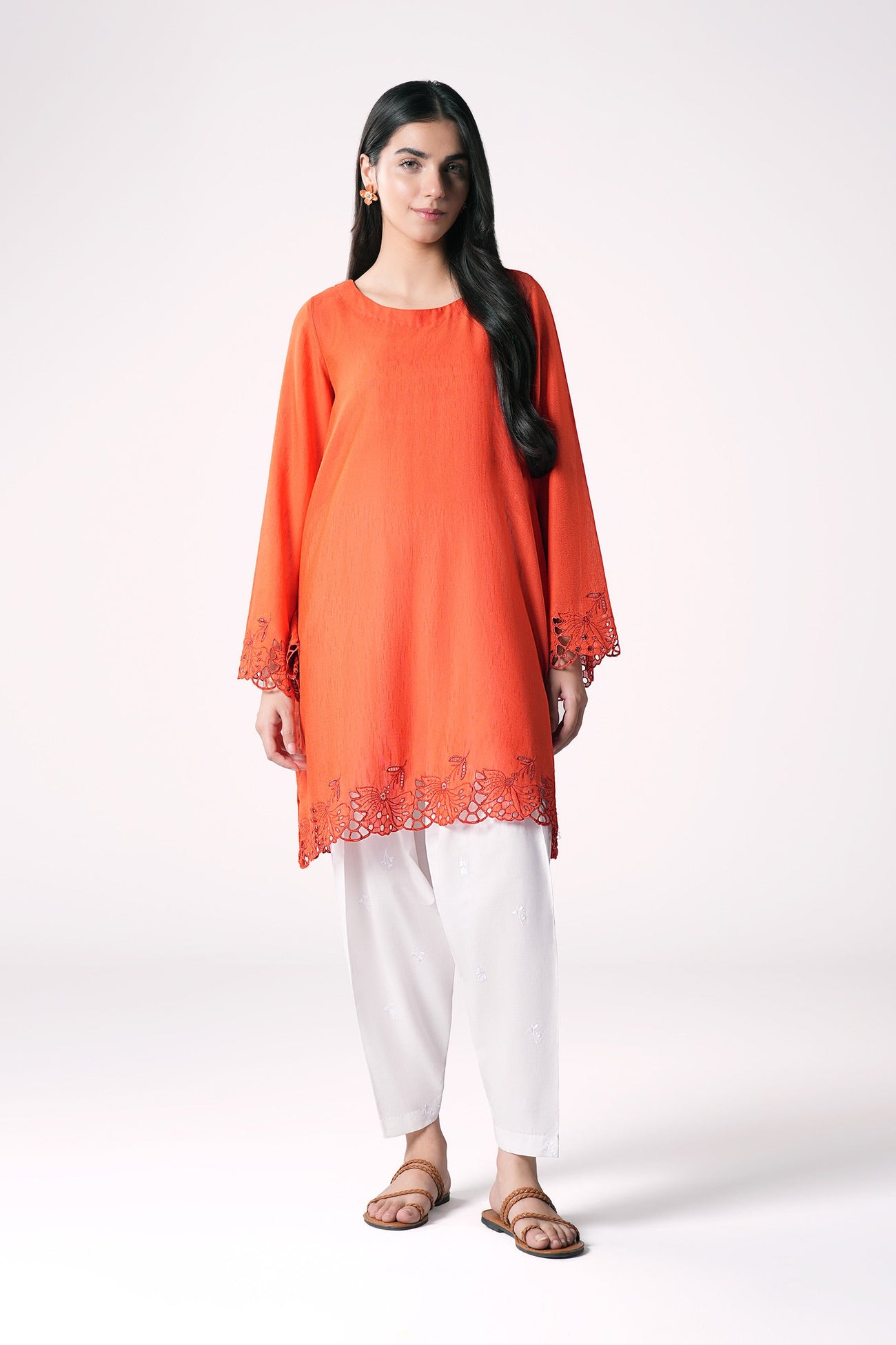 Embroidered Karandi Shirt