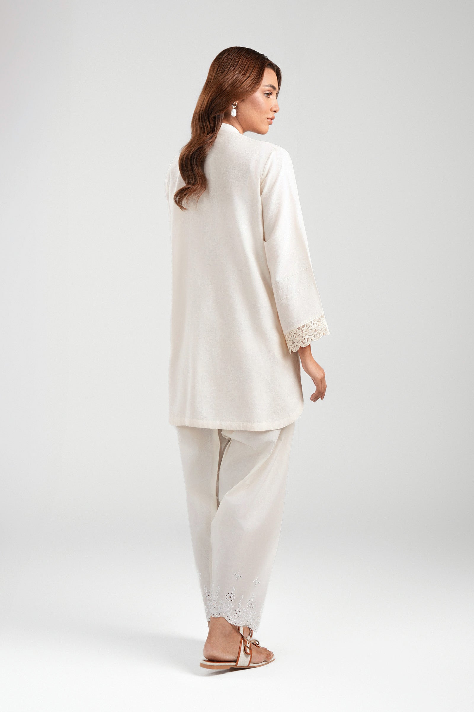 Embroidered Jacquard Viscose Shirt