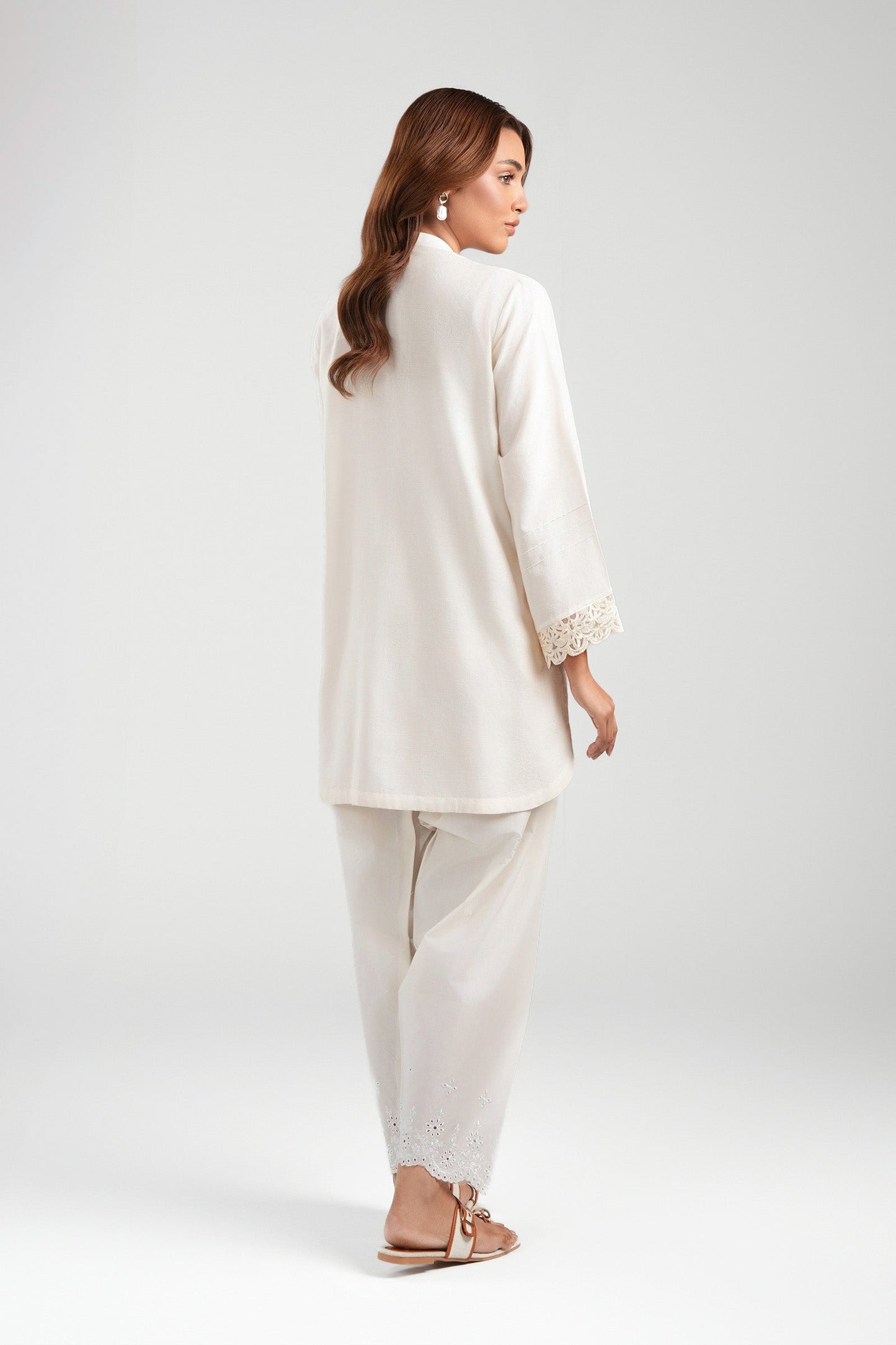 Embroidered Jacquard Viscose Shirt