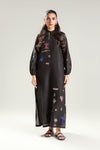 Embroidered Slub Lawn Tunic