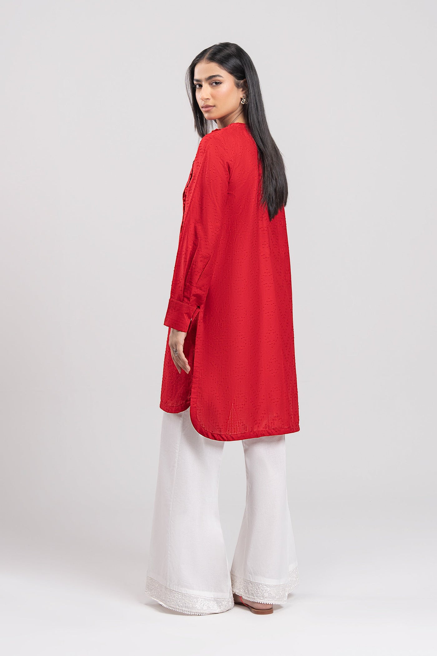 Embroidered Textured Shirt