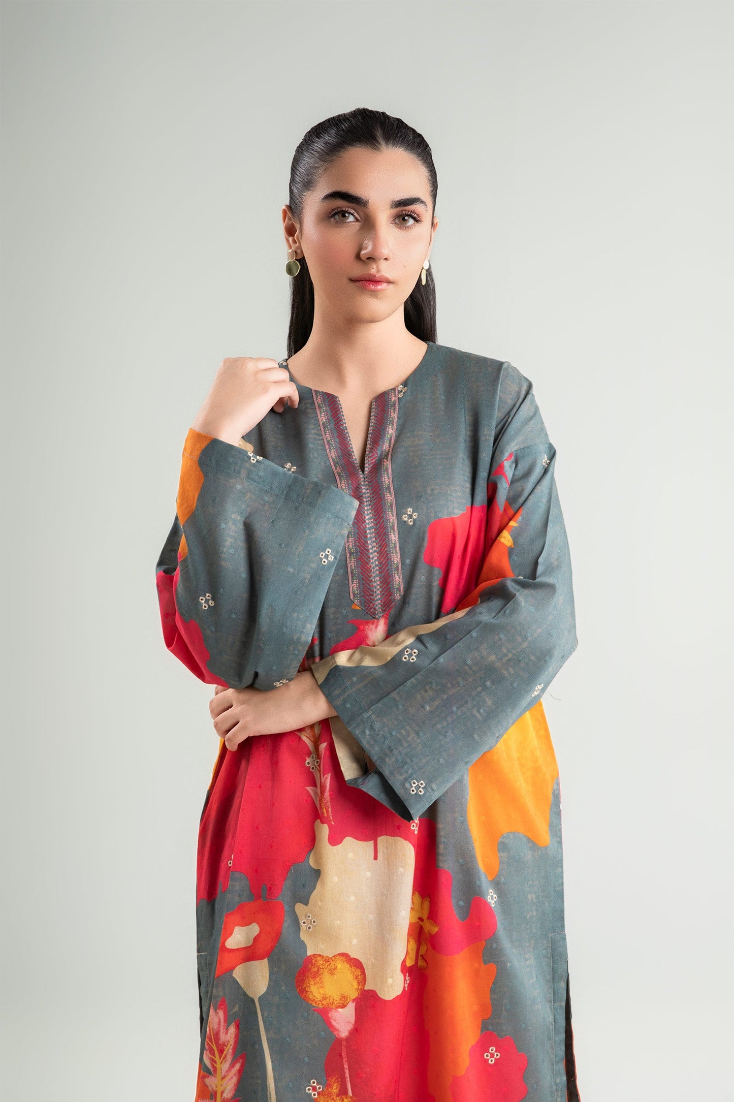 Printed Brochia Shirt