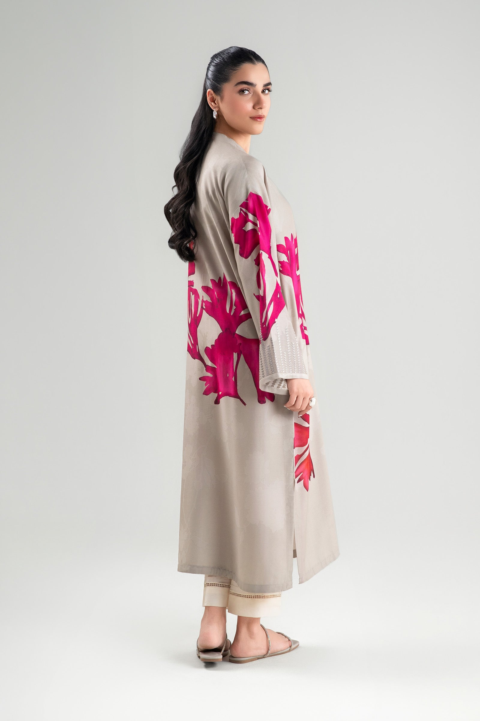 Printed Arabic Lawn Shirt