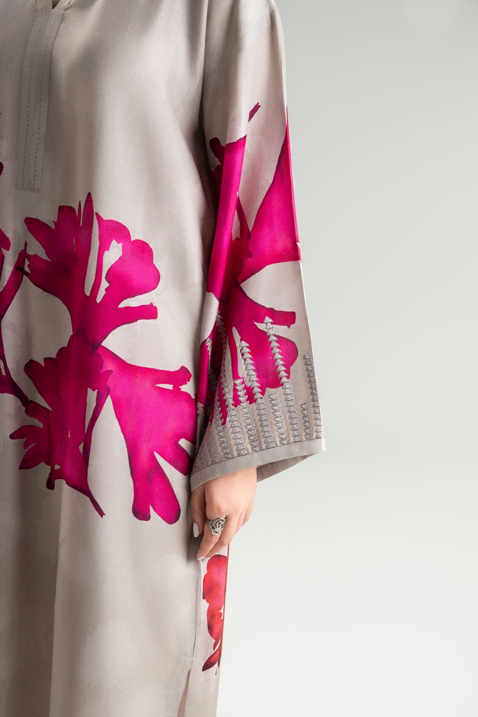 Printed Arabic Lawn Shirt