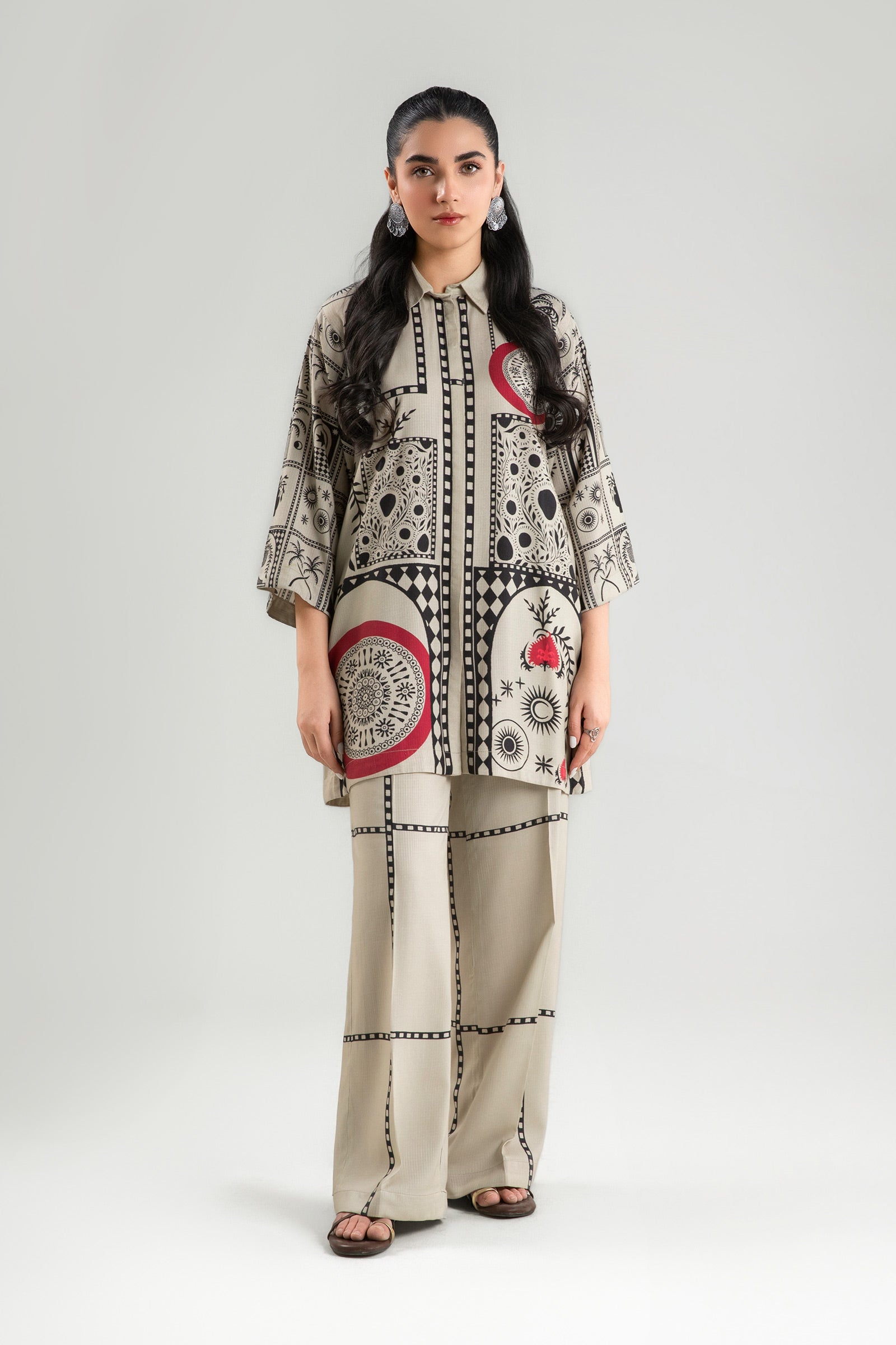 2 Pc Printed Ripstop Suit