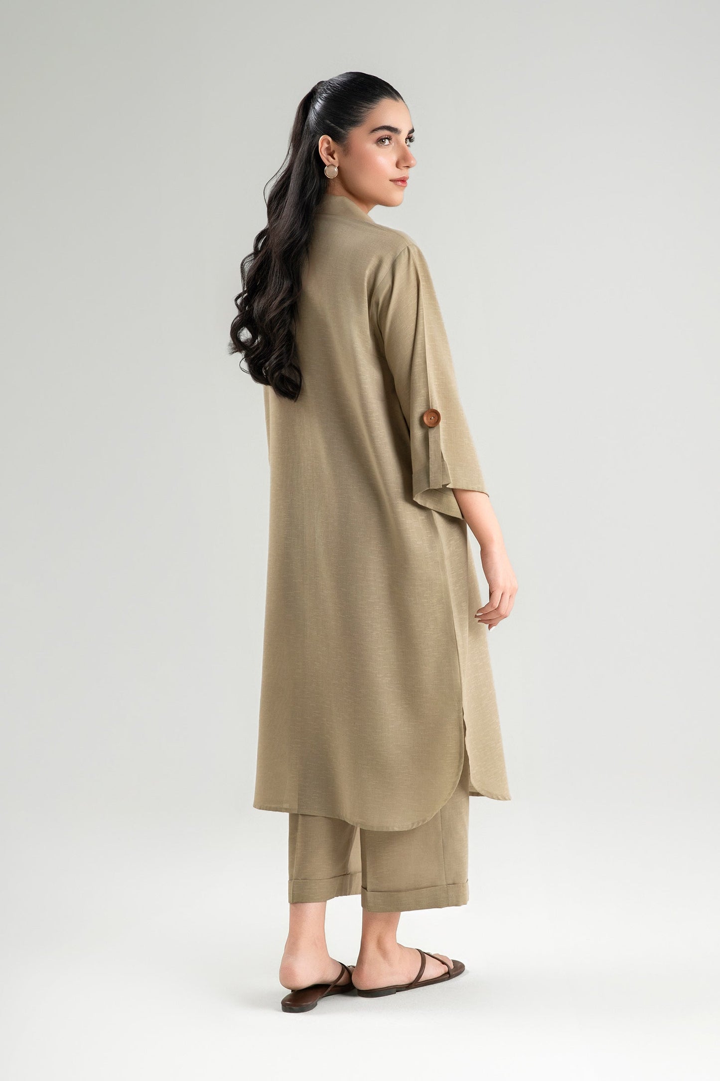 2 Pc Dyed Karandi Suit