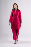 2 Pc Dyed Textured Suit