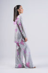 2 Pc Printed Textured Cotton Suit