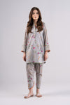 2 Pc Printed Brochia Suit
