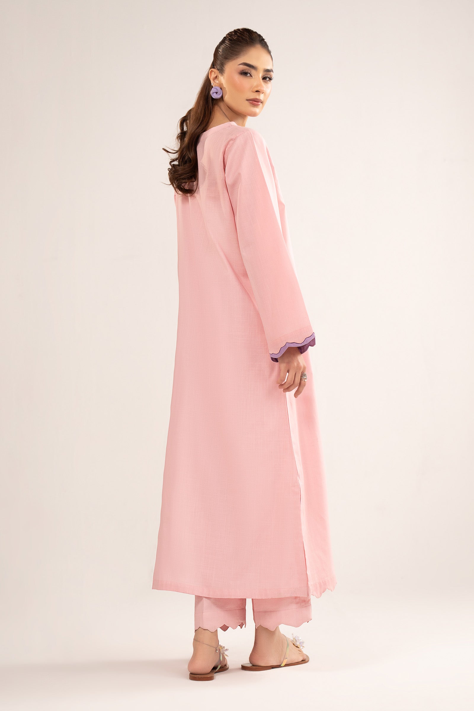 2 Pc Dyed Crosshatch Suit