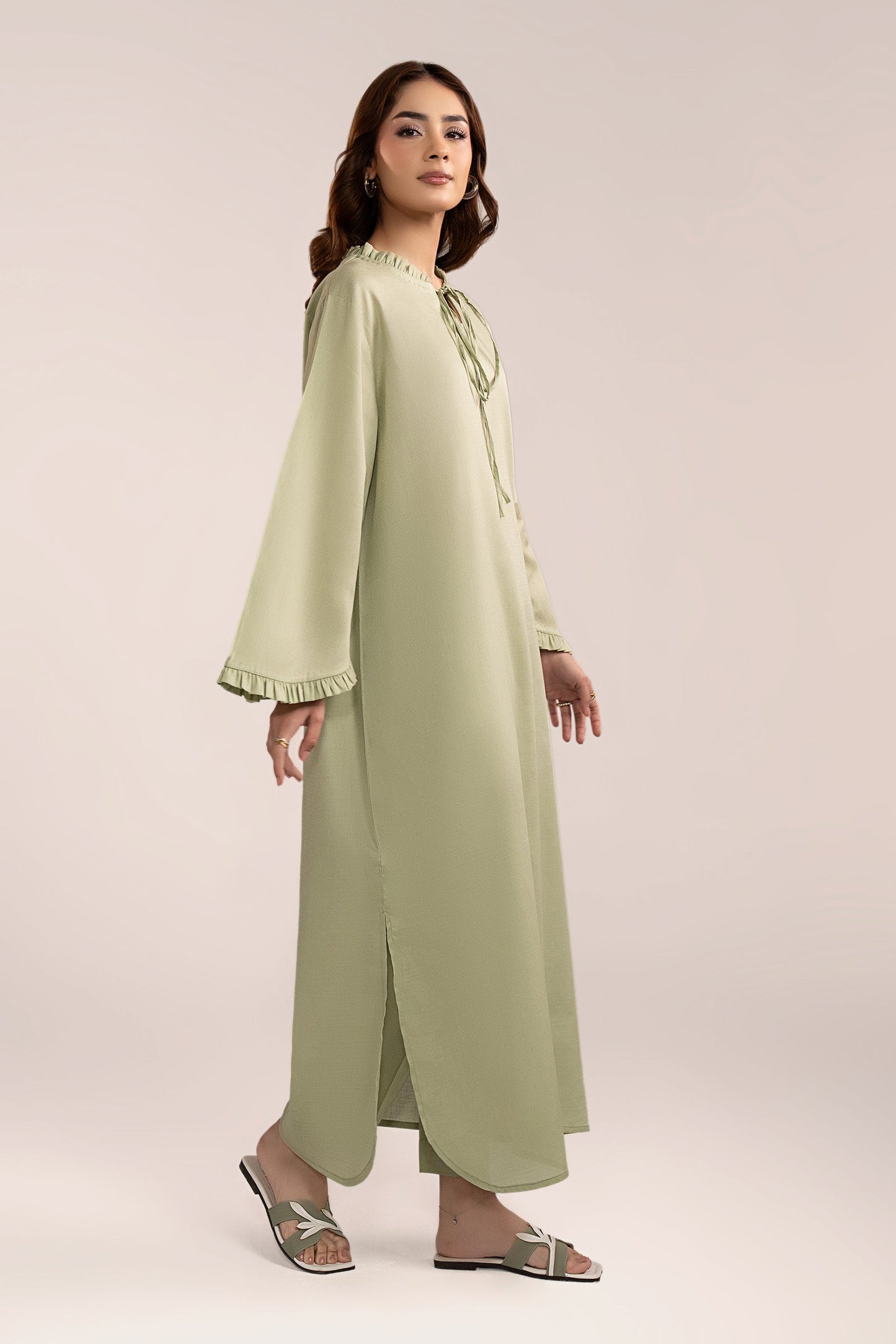 2 Pc Dyed Dobby Cotton Suit