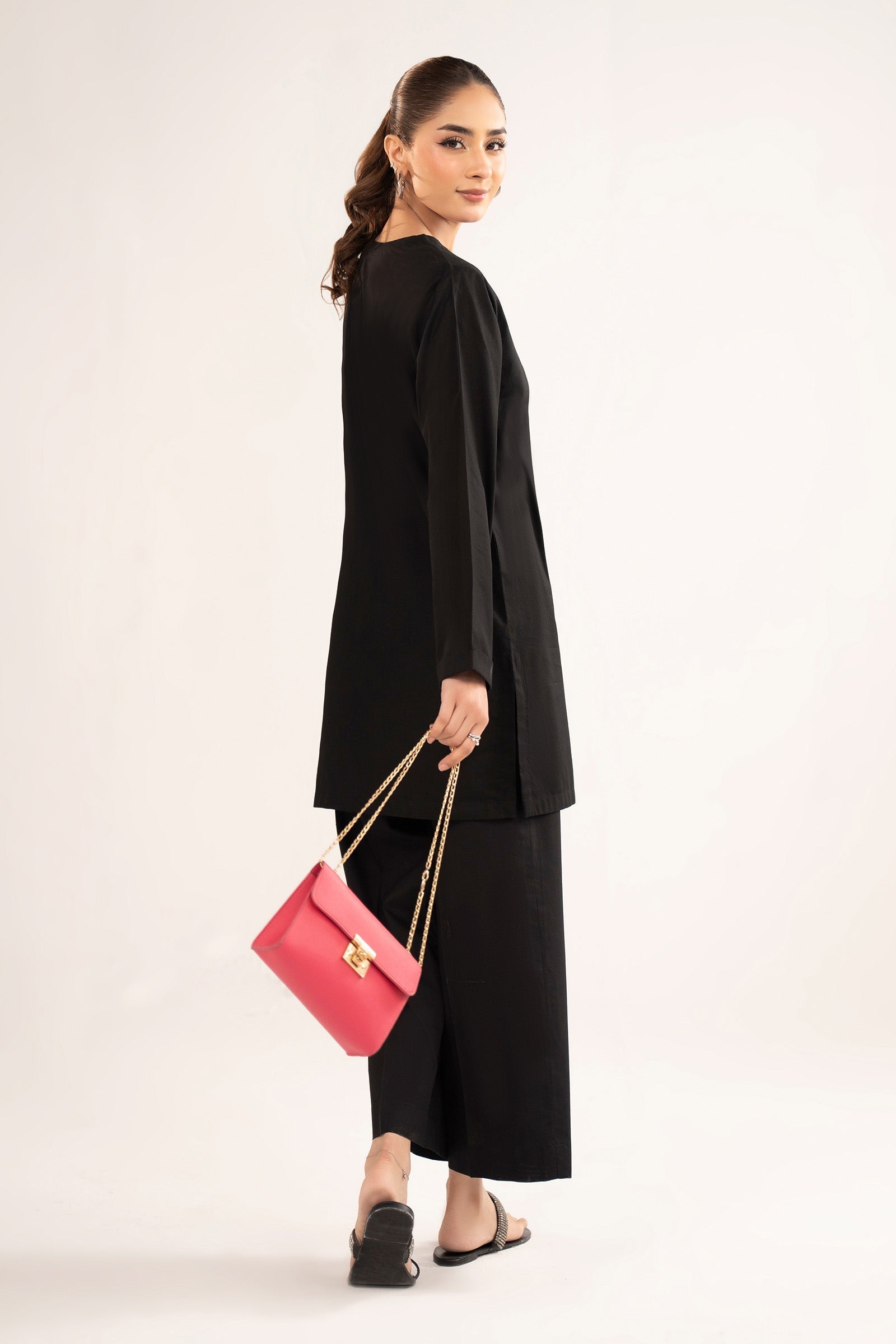 2 Pc Dyed Pinstripe Cotton Suit