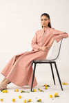 2 Pc Dyed Pinstripe Cotton Suit