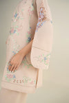 2 Pc Embroidered Slub Lawn Suit