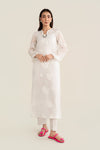 Embroidered Paper Lawn Shirt
