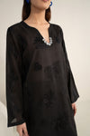 Embroidered Paper Lawn Shirt