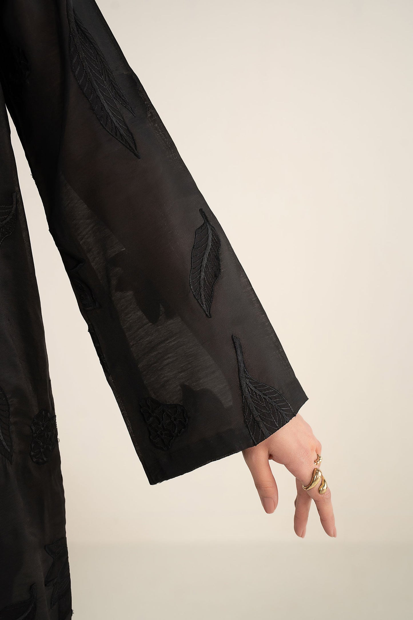 Embroidered Paper Lawn Shirt