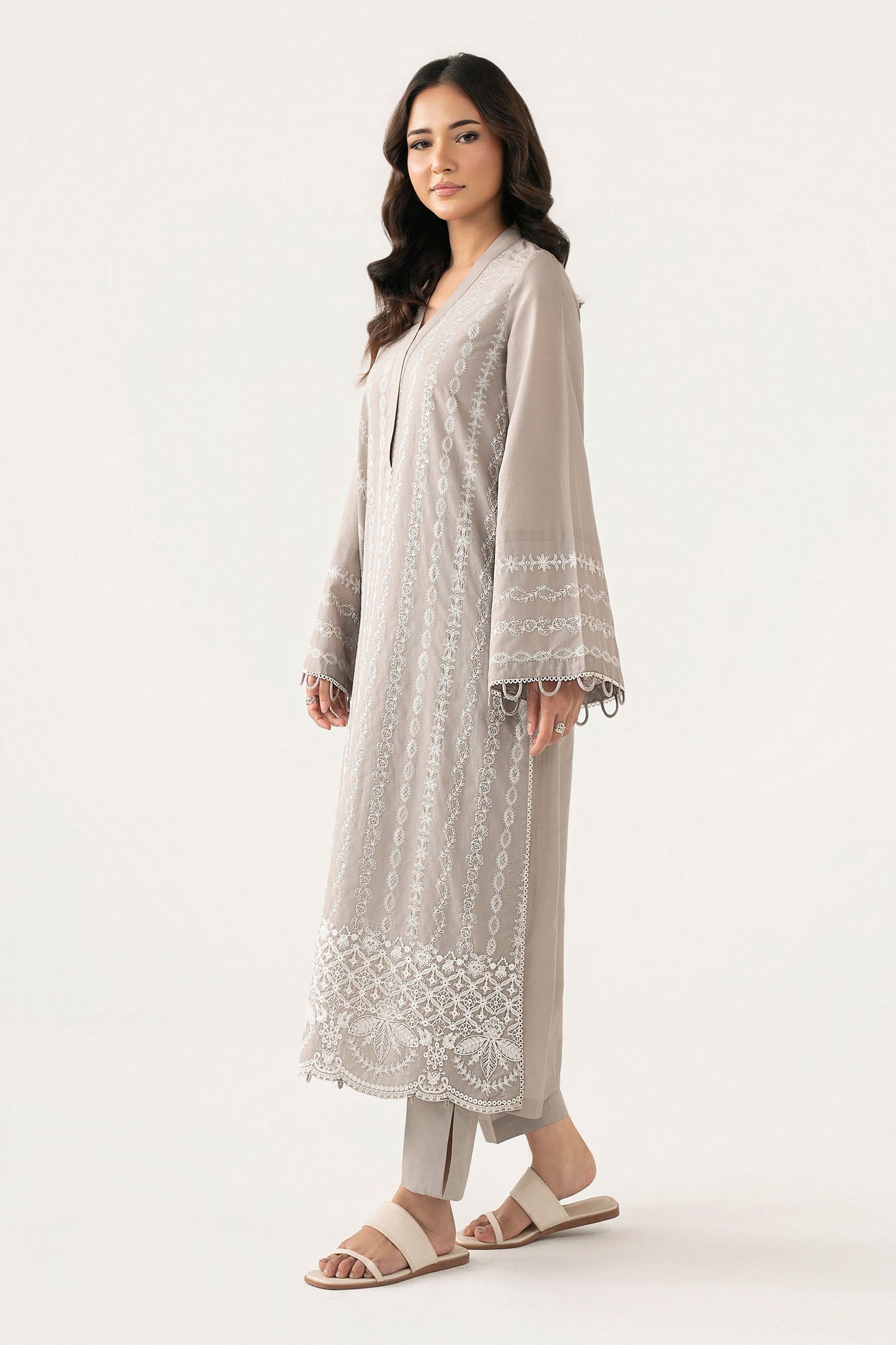 2 Pc Embroidered Lawn Suit