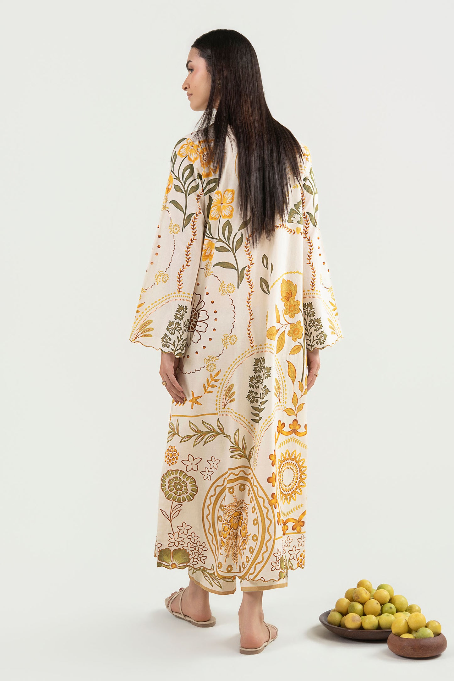 2 Pc Printed Dobby Cotton Suit