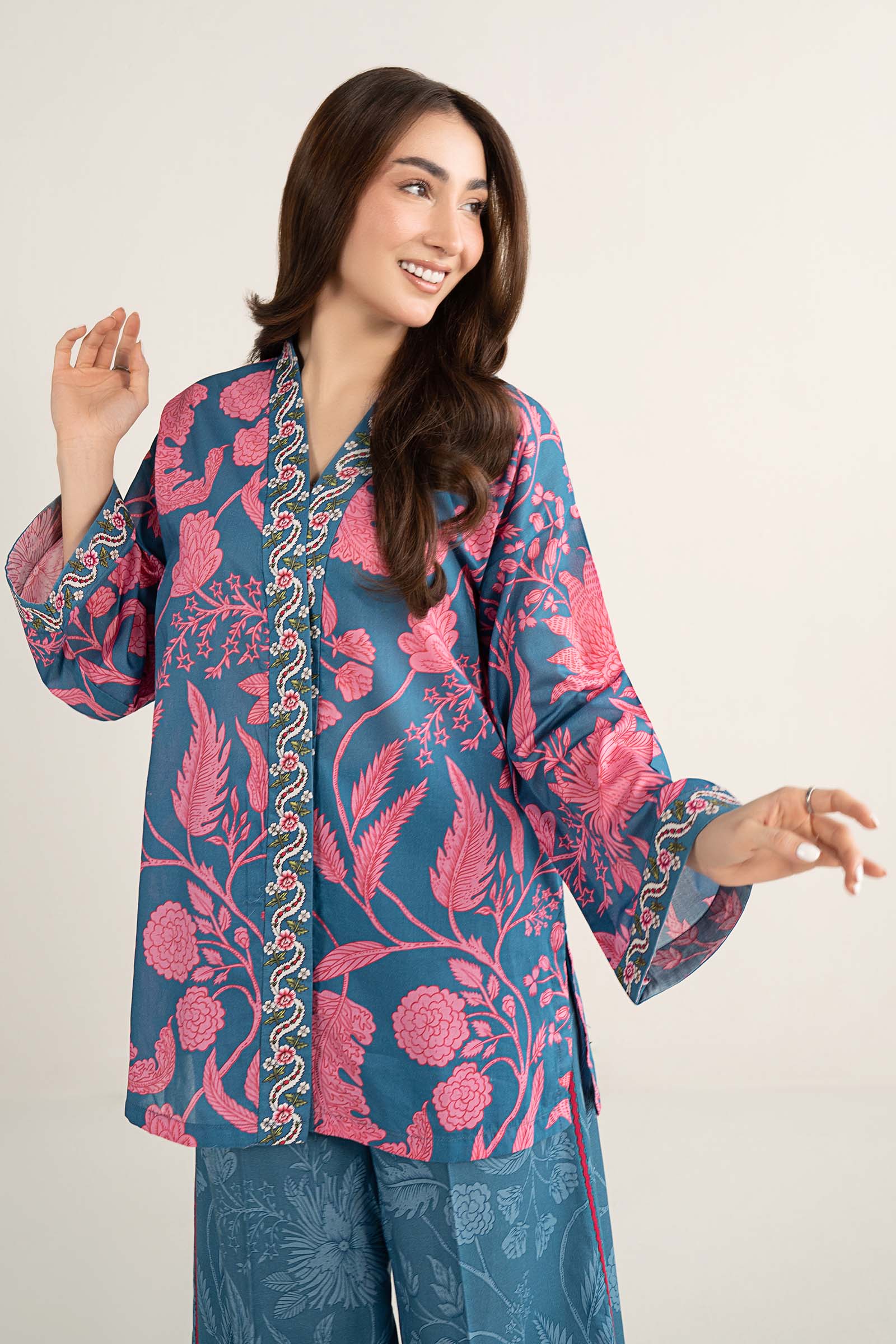 2 Pc Printed Lawn Suit