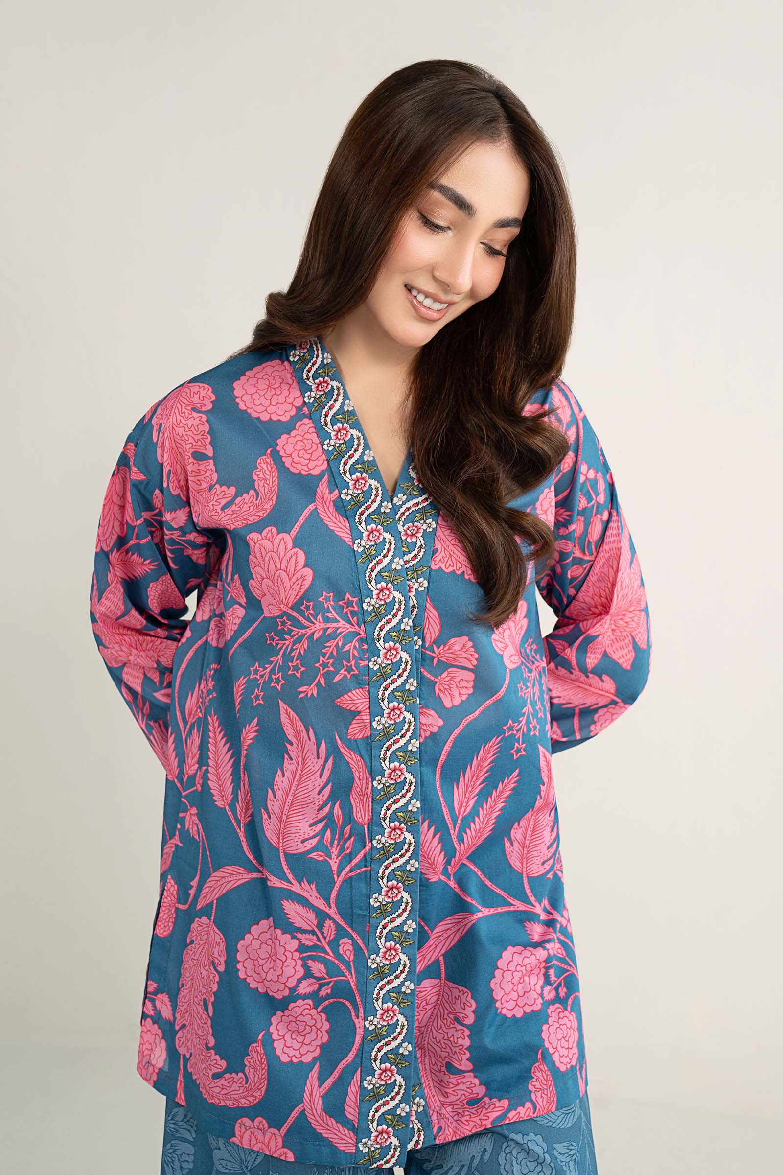 2 Pc Printed Lawn Suit