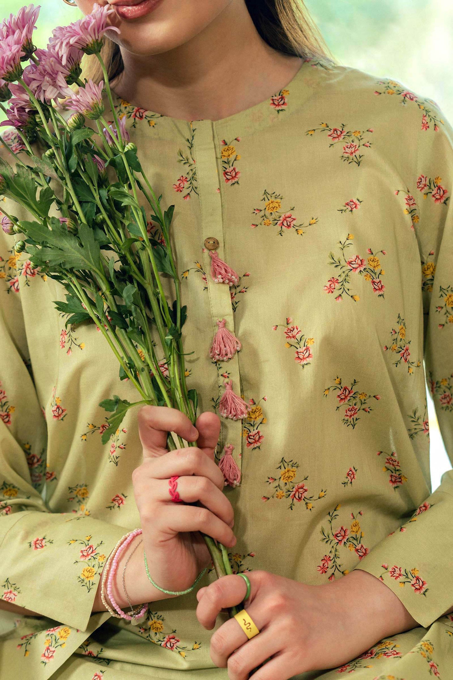 2 Pc Printed Lawn Suit
