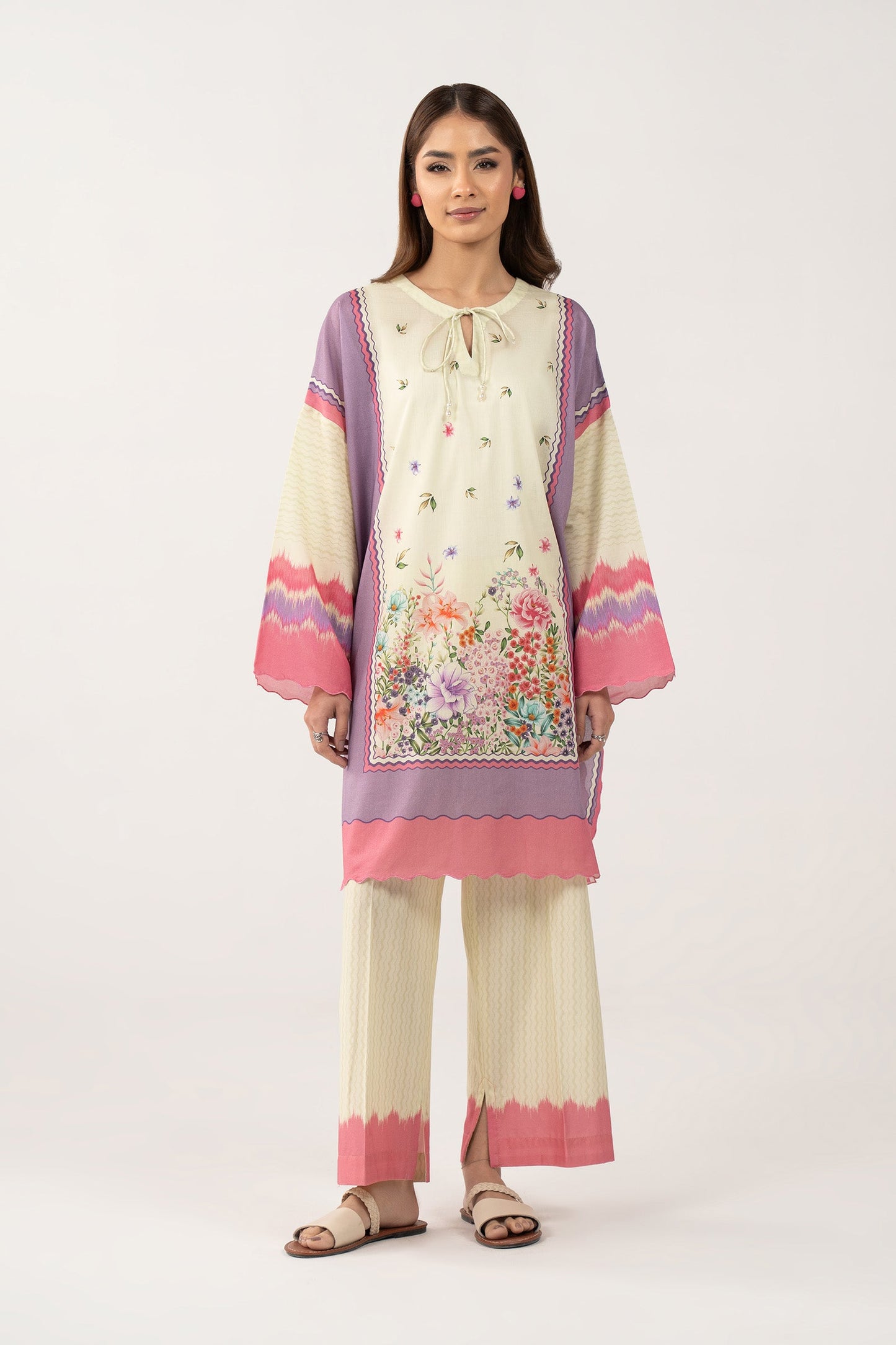 2 Pc Printed Lawn Suit