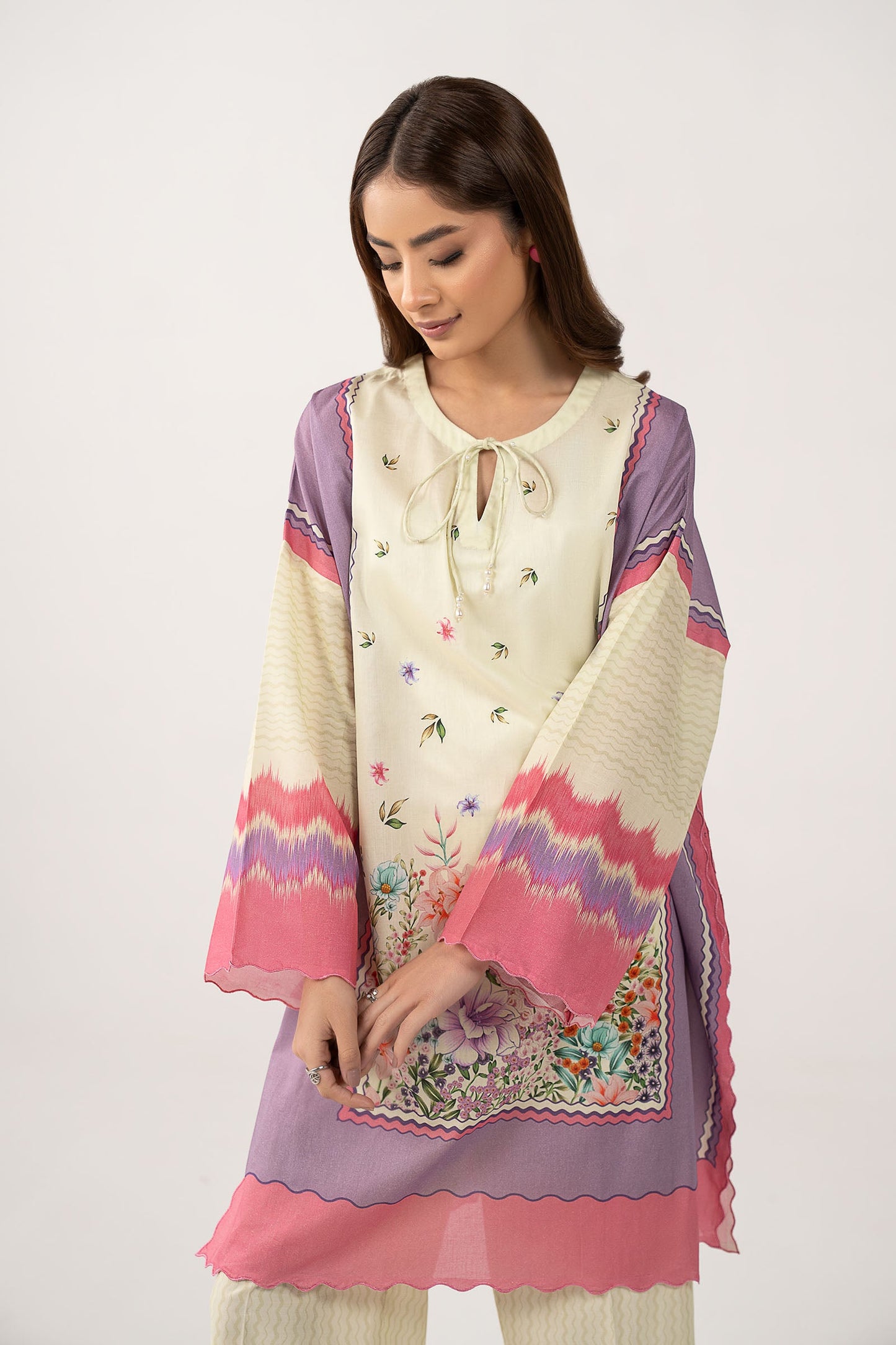 2 Pc Printed Lawn Suit
