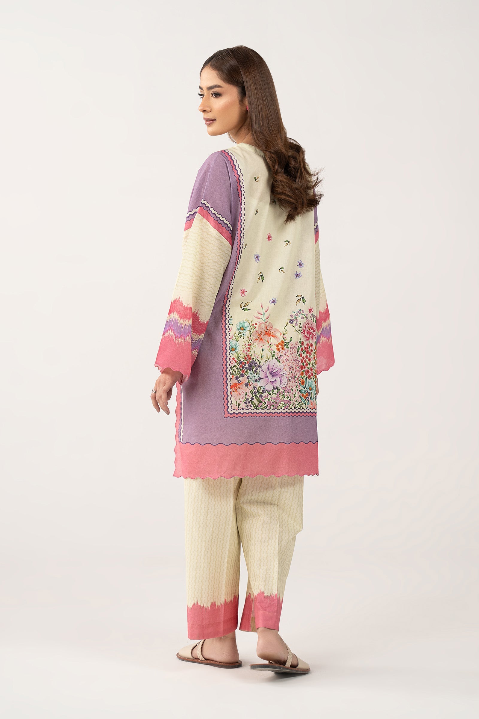 2 Pc Printed Lawn Suit